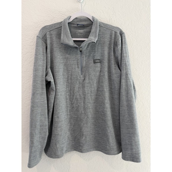 AFTCO Other - AFTCO Men's Gray 1/4 Zip Pullover Long Sleeve Mock Neck Fishing Shirt M